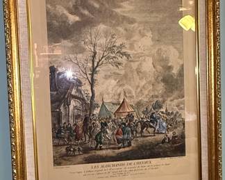 Les Marchands de Chevaux after Philips Wouwerman