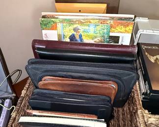 Collection of Assorted Personal Organizers and Portfolios