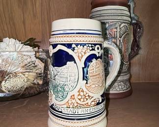 Wekara German Beer Stein "Du Stadt an Ehren Reich"