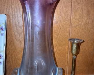 Adam Jablonski Art Glass Vase