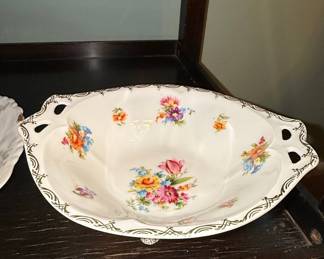 Vintage Hammersley "Howard Sprays" Porcelain Serving Dish