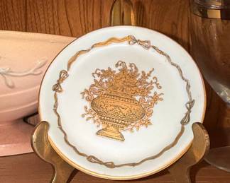 Limoges Porcelain Gilt Cabinet Plate