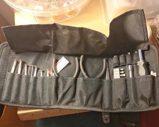 Precision Tool Set with Roll-Up Case