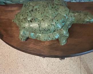 Arnels Ceramic Turtle Covered Dish