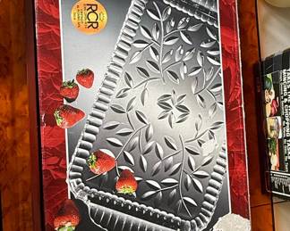 RCR Royal Crystal Rock Serving Tray