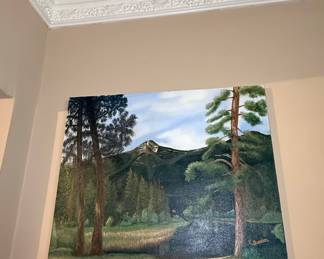 Mountain Landscape Oil Painting