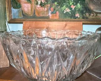 Vintage Hazel Atlas Williamsport Punch Bowl Set