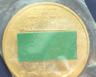 1970 Houston Oilers NFL Commemorative Medallion
