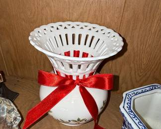 Formalities by Baum Bros Pierced Rose Vase