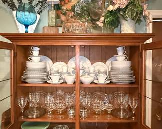 Traditional Oak China Cabinet