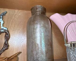 Vintage Clear Glass Utility Jar