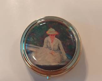 Impressionist Art Pill Box - Renoir Style