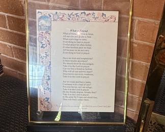 What a Friend We Have in Jesus Framed Print