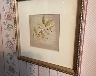 Vintage Botanical Apple Blossom Print