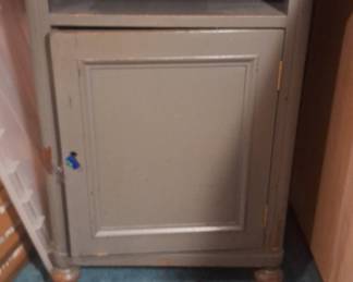 Vintage Painted Bedside Cabinet