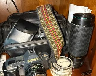 Canon T70 35mm SLR Camera Kit