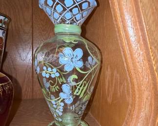 Tracy Porter Hand-Painted Glass Vase
