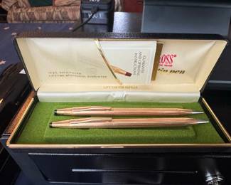 A.T. Cross 14kt Gold-Filled Pen and Pencil Set