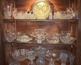 Collection of Assorted American Brilliant Period and Mid-Century Cut Glass