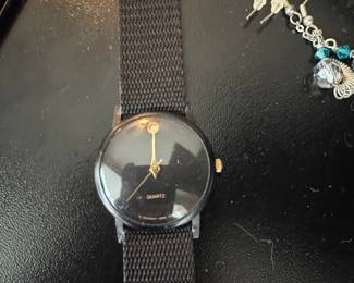 Movado Museum-Style Quartz Wristwatch
