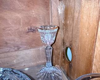 Waterford Crystal Lismore Gold-Rimmed Cordial Glass