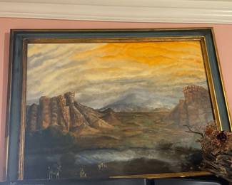 Western Landscape Oil Painting by Rolland Price