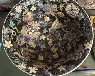 Large Decorative Ceramic Bowl