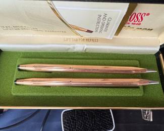 A.T. Cross 14kt Gold-Filled Pen and Pencil Set