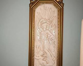 Vintage HOMCO/DART Angel with Cherub Wall Plaque