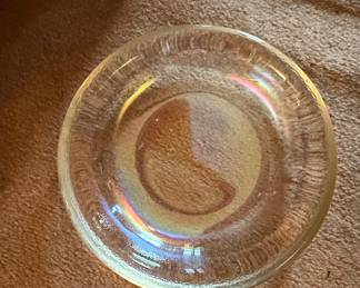 Fostoria Glass American Pattern Iridescent Plate