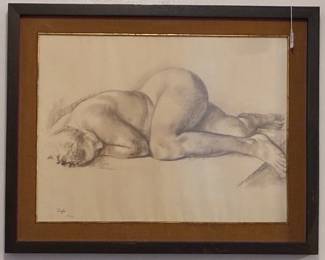 Francisco Zuniga, 1973 'Desnudo Acostado'