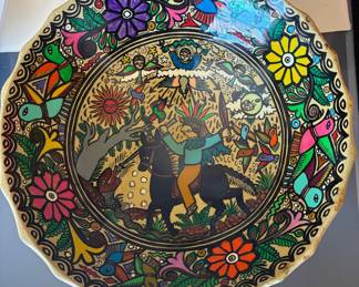 Felipe de la Rosa Footed Bowl Tree of Life