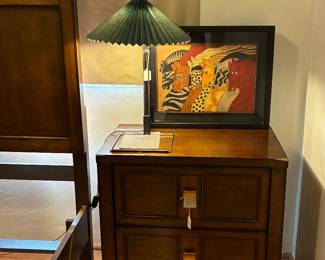 Samuel Lawrence bedroom set - king bed, dresser, 2 nightstands