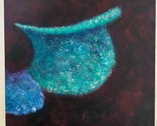 Tom Walker 1997 'Lifty reach' small painting