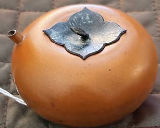 1880s Signed Kaseki Japanese Copper “Suiteki” (Small Water Dropper for East Asian Calligraphy)
