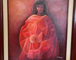 Rosa Maria Aluzzi, Cuernavaca MX oil painting