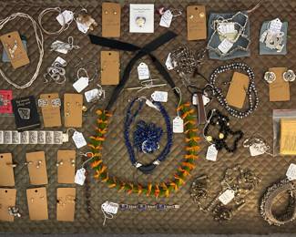 MCM Taxco Mexico Jewelry, 14k Gold Earrings, Brooches, Lapis Lazuli Set and much more