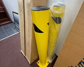 Four of these brand new barricade pillars