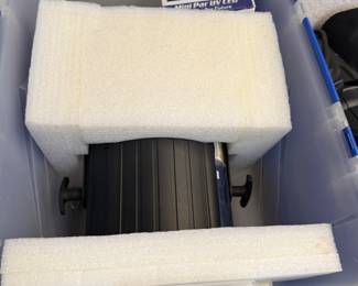 Another stage light in the bin still