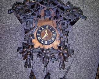 Vintage oversized cuckoo clock