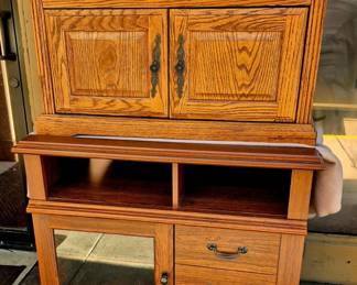 Modern furniture. Pair media cabinets