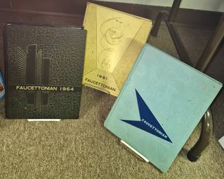 Faucett yearbooks 1961, 1962 and 1964 "Faucettonian"