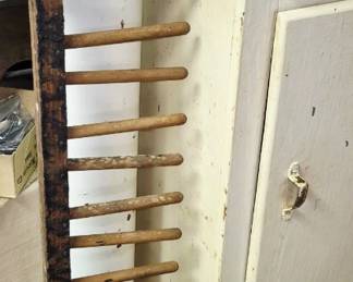 Rustic wood peg drying rack/hay rake