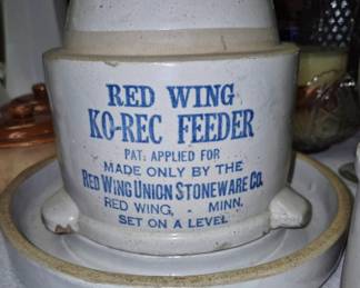Large selection of stoneware.