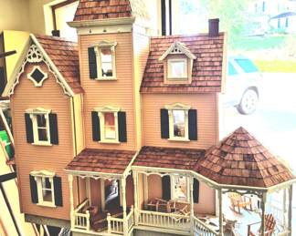 Much toys, dolls, games and related items. "Real Good Toys" doll house completely FULL!!