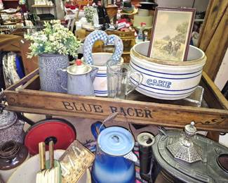 Great selection of stoneware!! Red Wing pantry jar