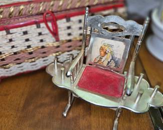 "St. Joseph, Missouri" vintage souvenir spool holder 