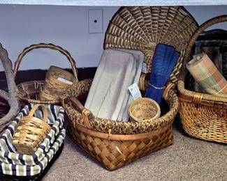 Large selection of baskets