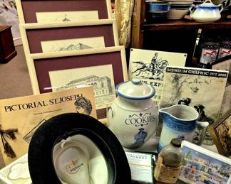 Wide variety of St. Joseph collectibles. 