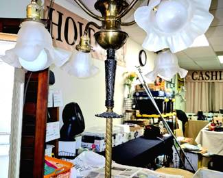 Antique floor lamp